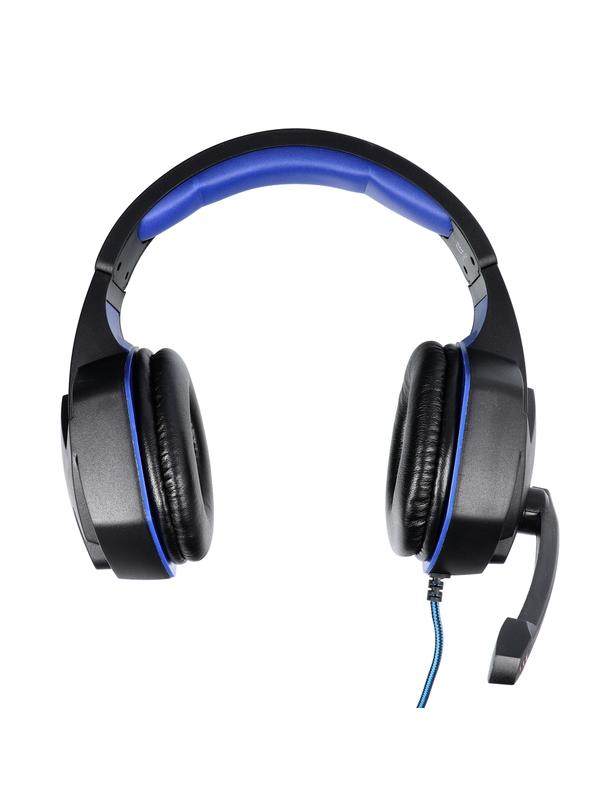 Słuchawki przewodowe nauszne Jack 3,5 mm / USB A Art gamingowe z mikrofonem G11 czarne