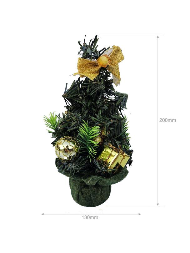 Choinka ozdobna na biurko 20 cm RC-K-505 zielona