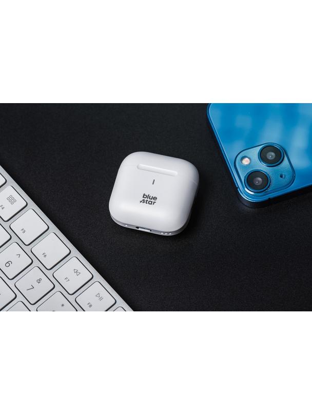 Słuchawki bezprzewodowe douszne Blue Star Nova Fi5 TWS białe