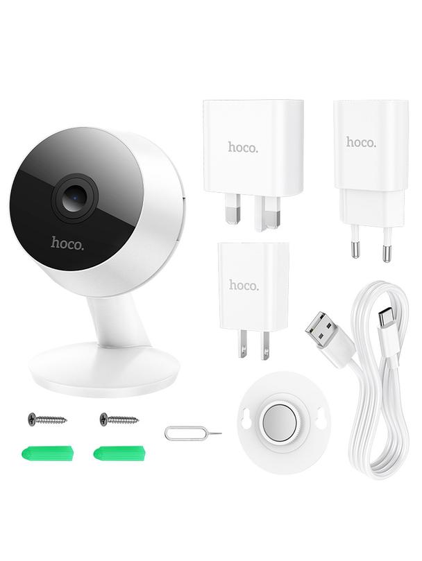 Kamera wewnętrzna Hoco 3MP Full HD D3 biała