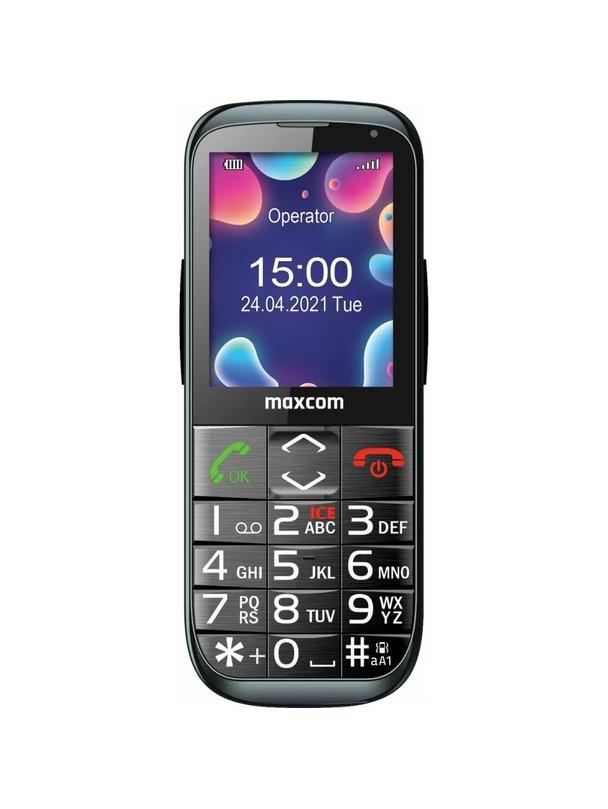 MAXCOM telefon dla seniora Comfort MM724BB czarny