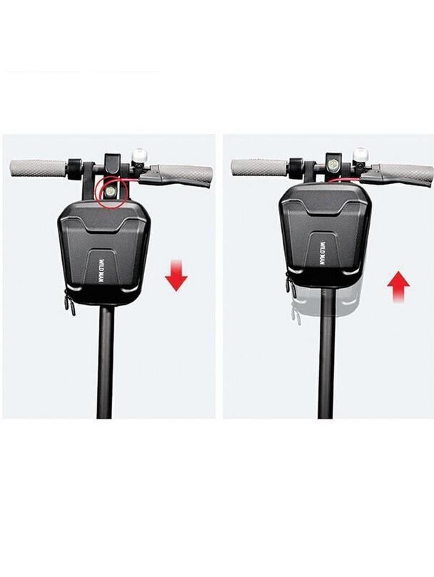 WILDMAN sakwa na kierownicę do hulajnogi wodoodporna 2,5L TS9 czarna