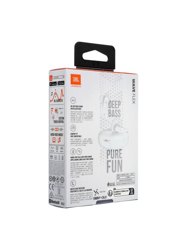 Słuchawki bezprzewodowe douszne JBL Wave Flex JBLWFLEXWHT białe