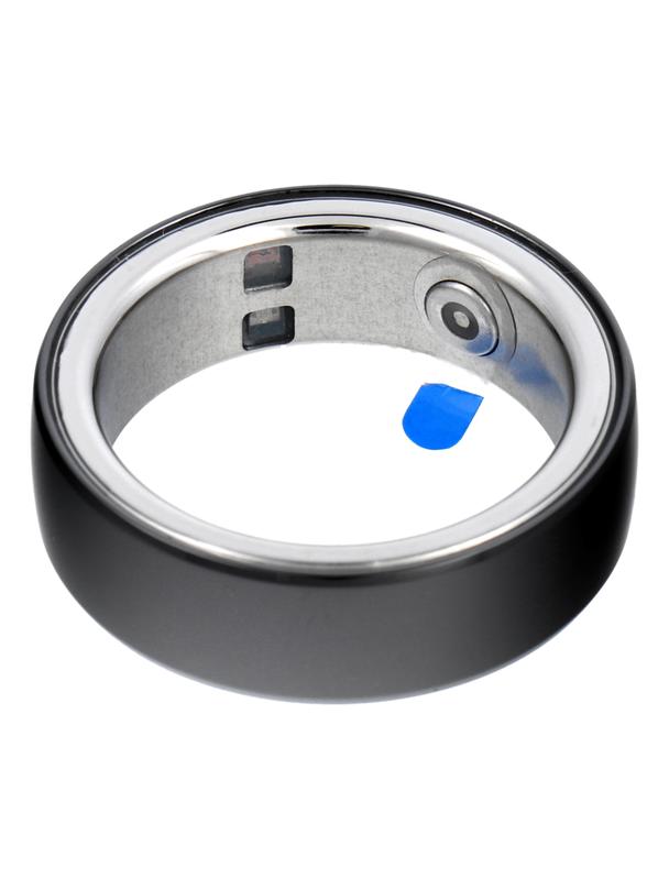 Smart Ring R8- inteligentny pierścień ceramiczny ze stacją ładującą rozmiar 18mm czarny