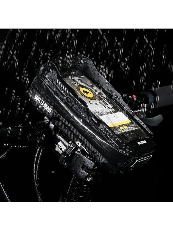 WILDMAN sakwa rowerowa na kierownicę na zamek 0,6L (4" - 7") XT3 czarna