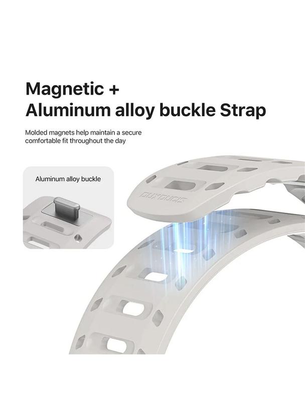 DUX DUCIS pasek CS magnetyczny silikonowy do Apple Watch 42/44/45/46/49 mm szary