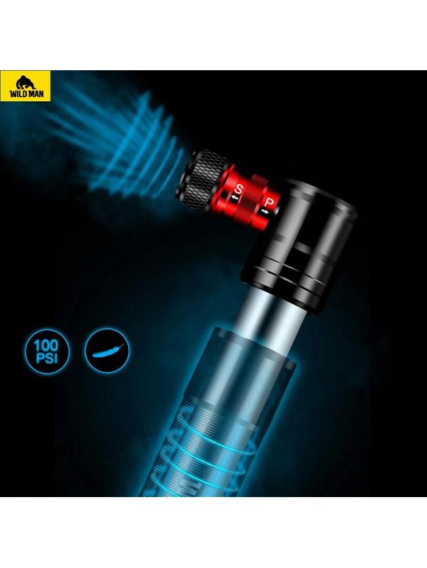 WILDMAN ręczna pompka rowerowa GK8 czarna