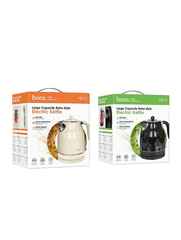 Czajnik elektryczny Hoco w stylu Retro 1,7L HE10 biały