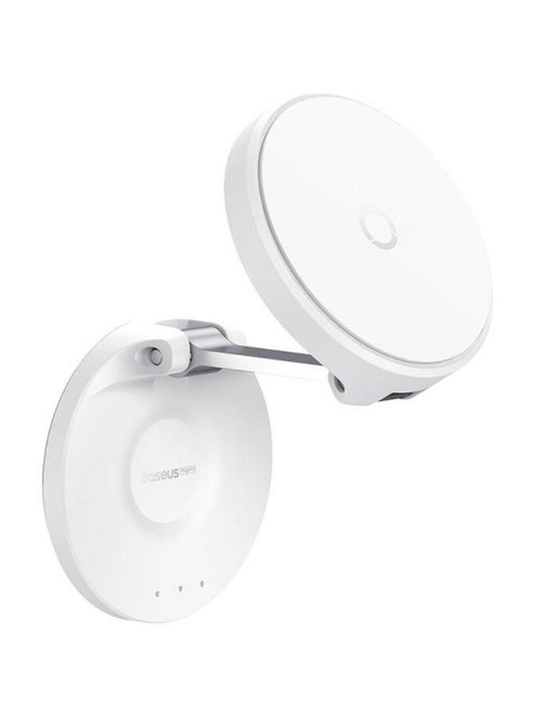 BASEUS uchwyt biurkowy składany magnetyczny kompatybilny z Magsafe BS-HP016 biały