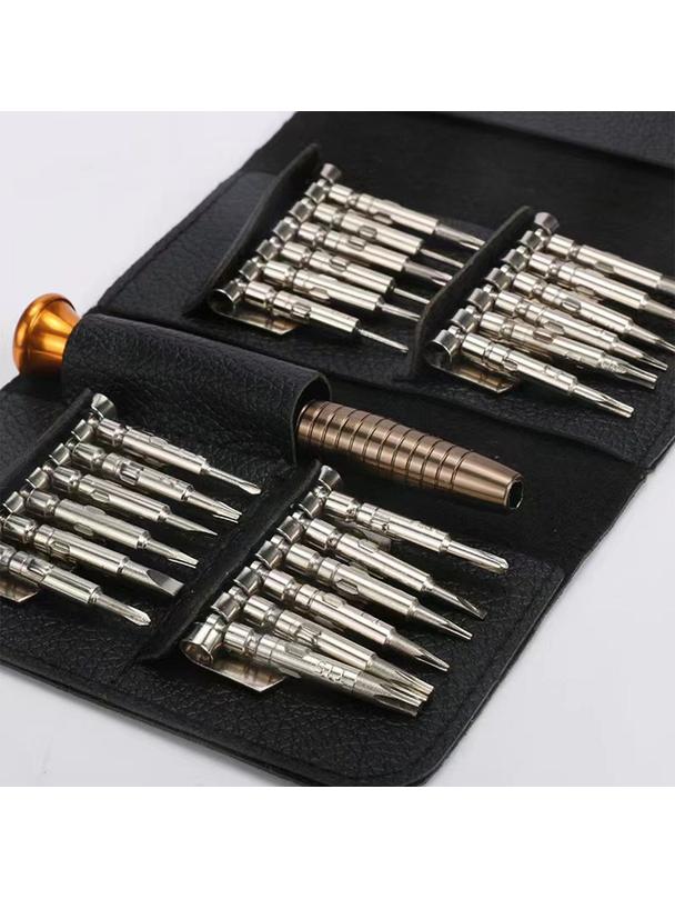 Zestaw śrubokrętów precyzyjnych / wkrętaków serwisowych, bitów 25w1 metal
