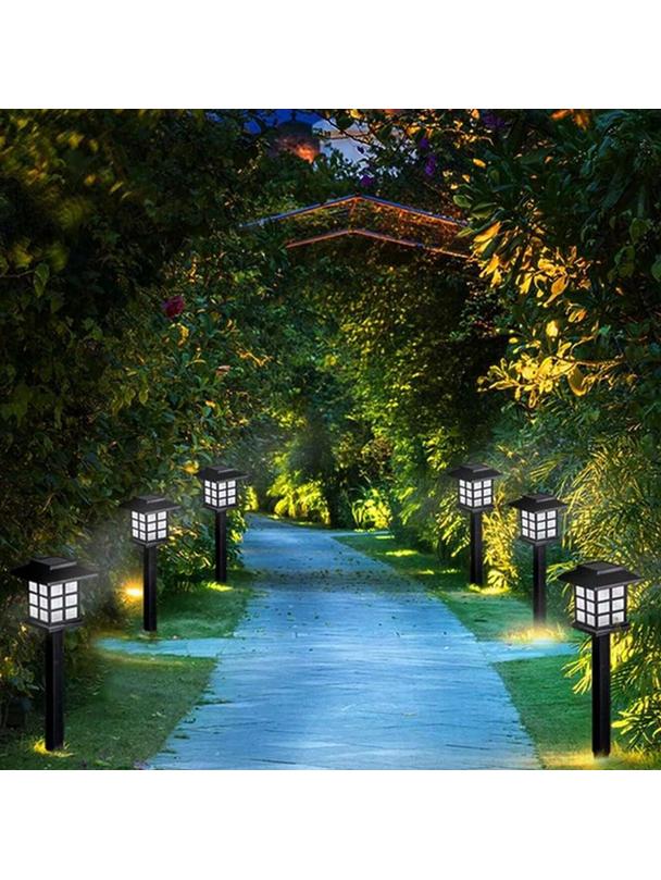 Lampa solarna ogrodowa LED wbijana RC-K-1284 (2 szt w zestawie) czarna