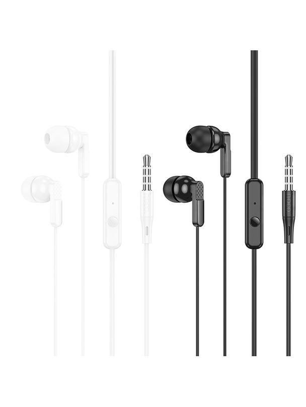 Słuchawki przewodowe douszne Jack 3,5 mm Hoco M121 czarne