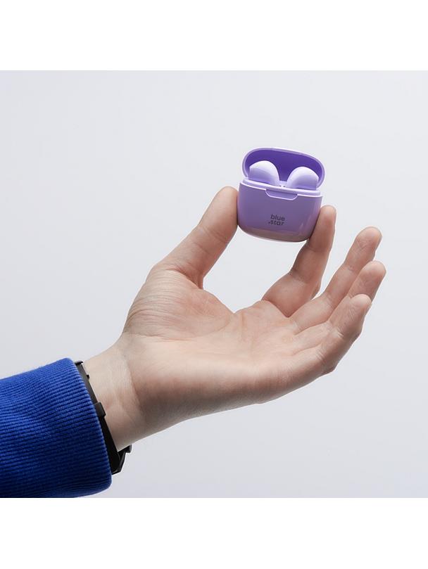 Słuchawki bezprzewodowe douszne Blue Star FI7 TWS fioletowe