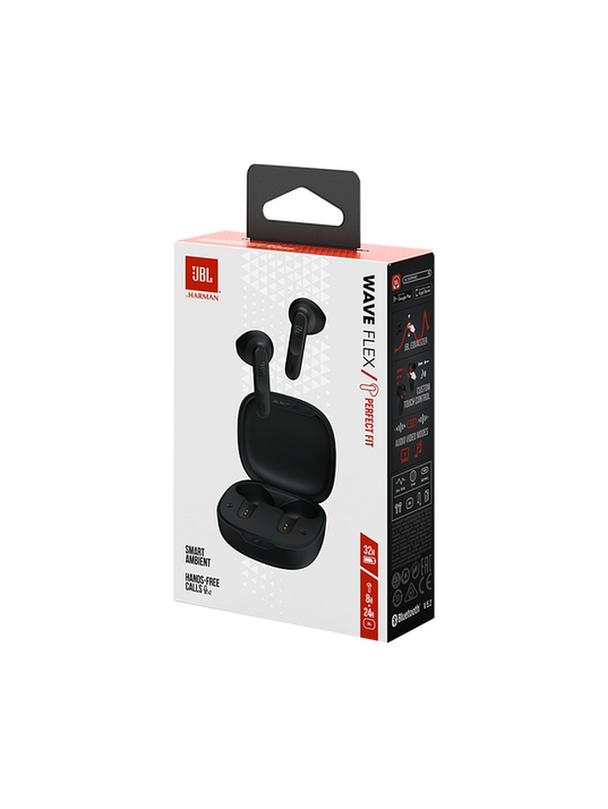 Słuchawki bezprzewodowe douszne JBL Wave Flex JBLWFLEXBLK czarne