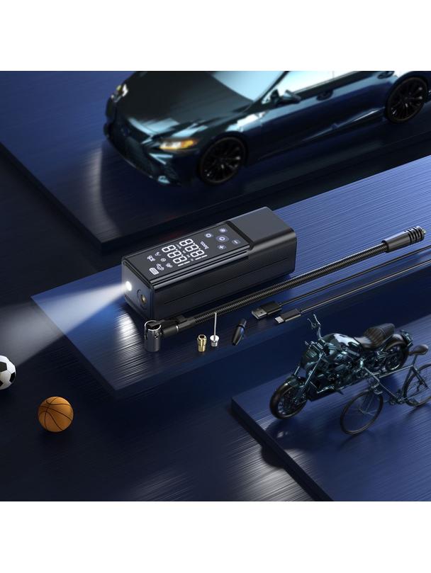 Kompresor samochodowy Hoco bezprzewodowy 5000mAh ZP7 czarny