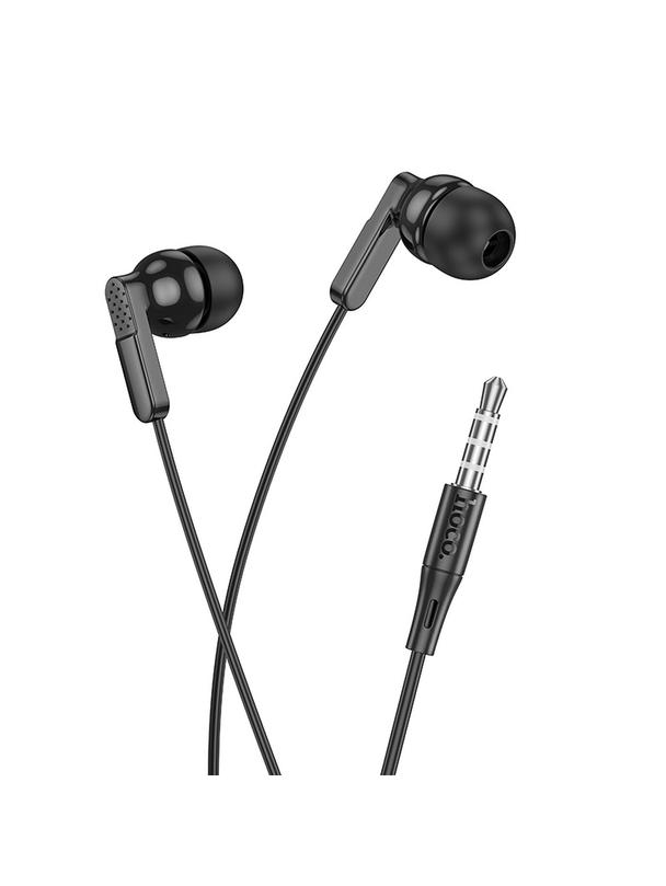 Słuchawki przewodowe douszne Jack 3,5 mm Hoco M121 czarne