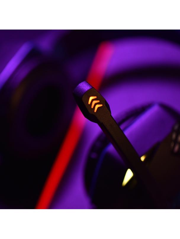 Słuchawki przewodowe nauszne Jack 3,5 mm / USB A Art gamingowe z mikrofonem G11 czarne