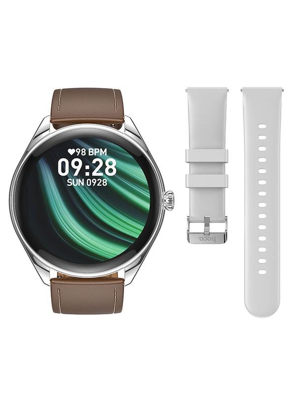 Smartwatch Hoco 1,43" AMOLED IP67 z funkcją rozmowy Y22 srebrny