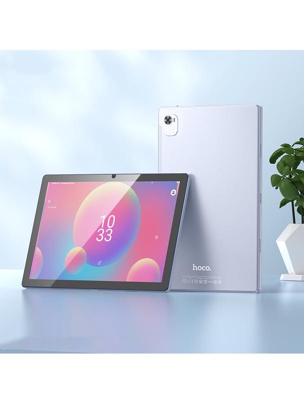 Tablet 10.1" 6GB/128GB Hoco HD Wi-Fi SIM Android 12 A12 szary