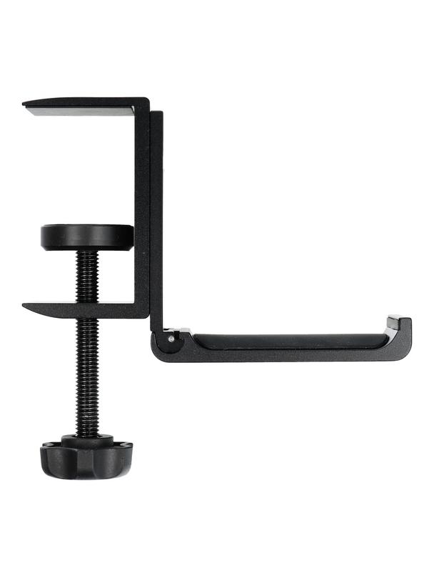 Uchwyt do biurka  na skuchawki / stołu na torebke parasol uniwersalny czarny