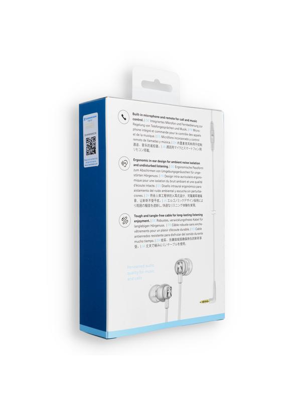 Słuchawki przewodowe douszne Jack 3,5 mm Sennheiser CX 300S białe