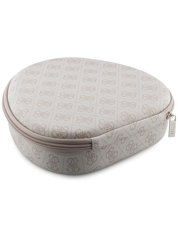 Słuchawki bezprzewodowe nauszne Guess ENC GUBHC15P4MRCTP (4G Triangle Logo) różowe