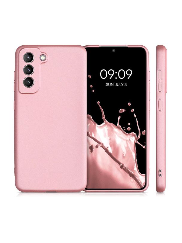 Futerał do Samsung A55 5G Metallic różowy