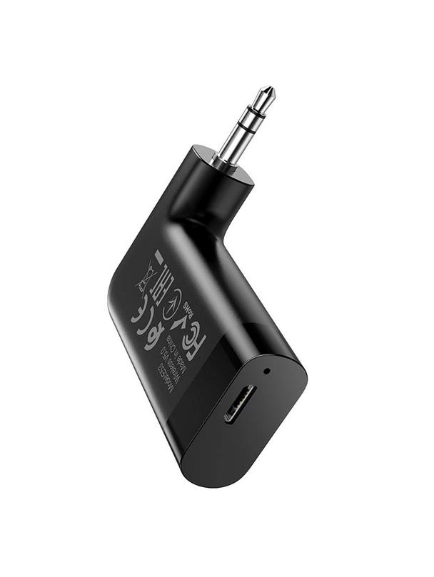 Bezprzewodowy odbiornik samochodowy Hoco AUX E53 czarny