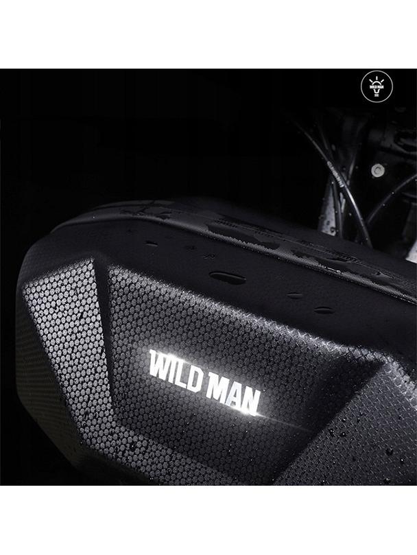 WILDMAN sakwa rowerowa na kierownicę na zamek 3,5L X9 czarna