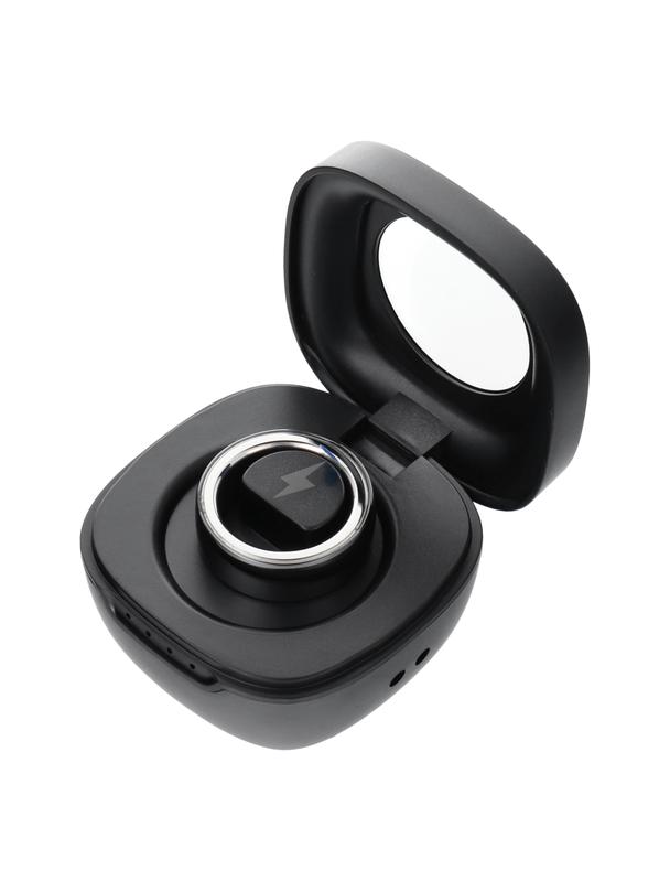 Smart Ring R8- inteligentny pierścień ceramiczny ze stacją ładującą rozmiar 15,4mm czarny