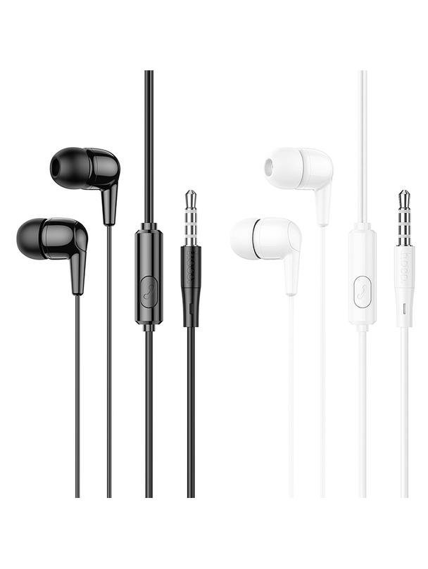 Słuchawki przewodowe douszne Jack 3,5 mm Hoco M97 białe
