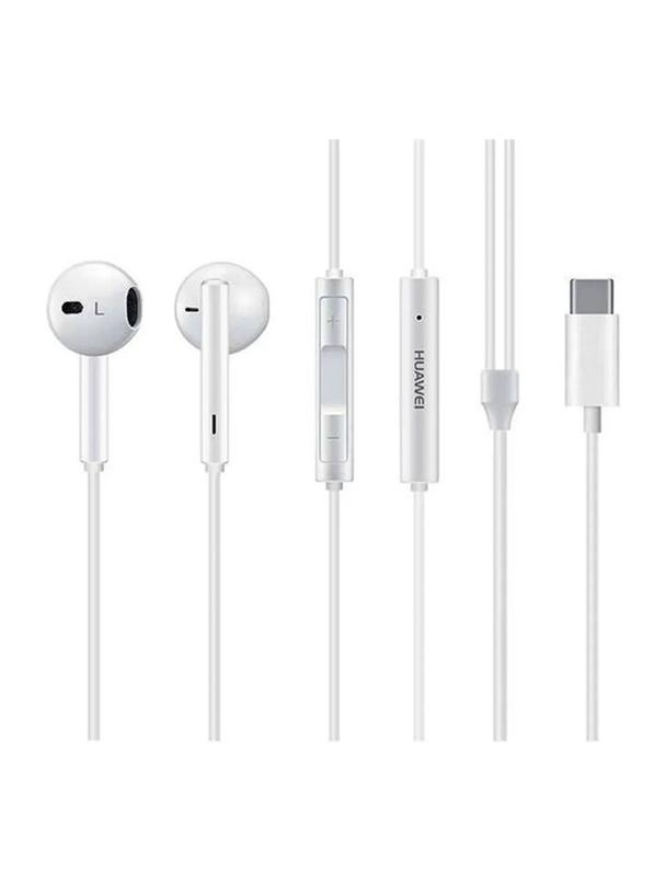 Oryginalne Słuchawki przewodowe douszne USB C Huawei CM33 bulk białe