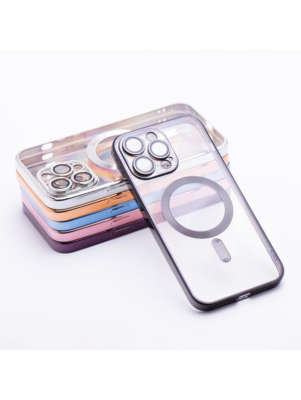 Futerał do Samsung A17 Electro Mag Cover zgodny z MagSafe czarny