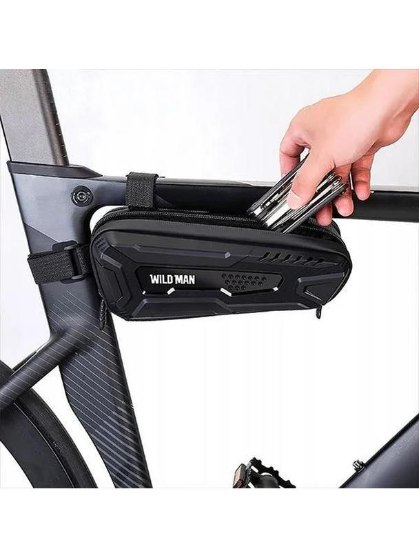 WILDMAN sakwa rowerowa pod ramę na zamek 1L M40 czarna