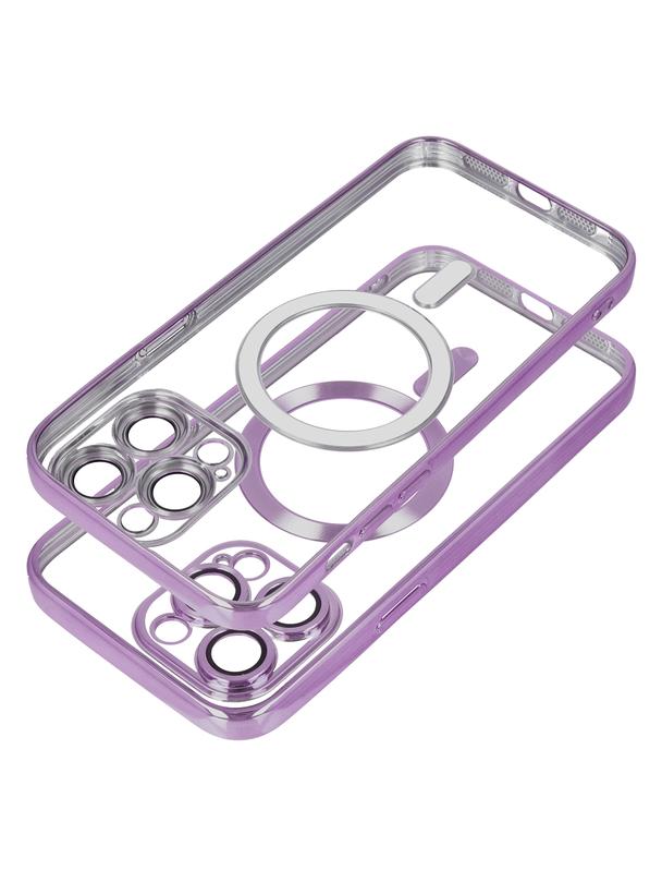 Futerał do iPhone 16 PRO Electro Mag Cover zgodny z MagSafe fioletowy