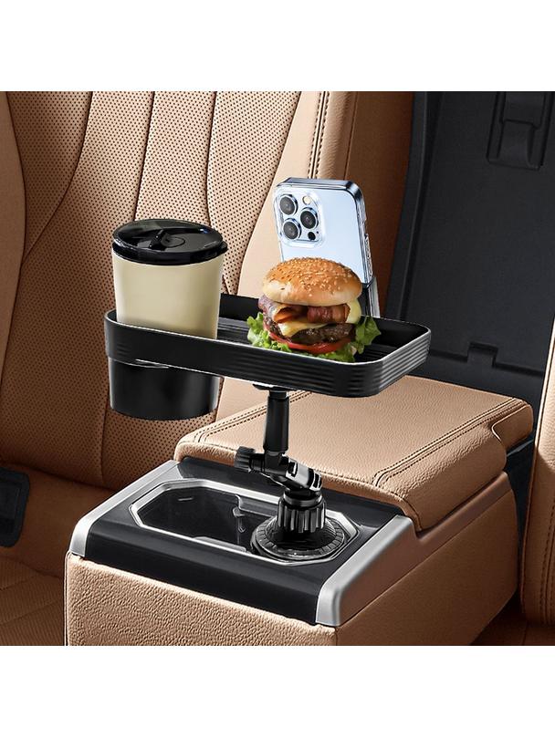 Stolik samochodowy z uchwytem na telefon CP12 czarny