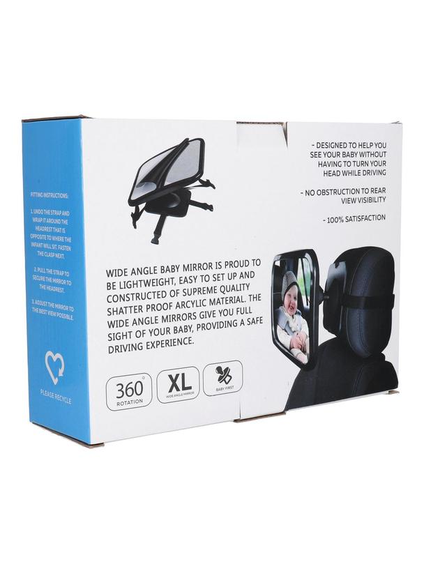 Lusterko do obserwacji dziecka w samochodzie BY-360 czarne