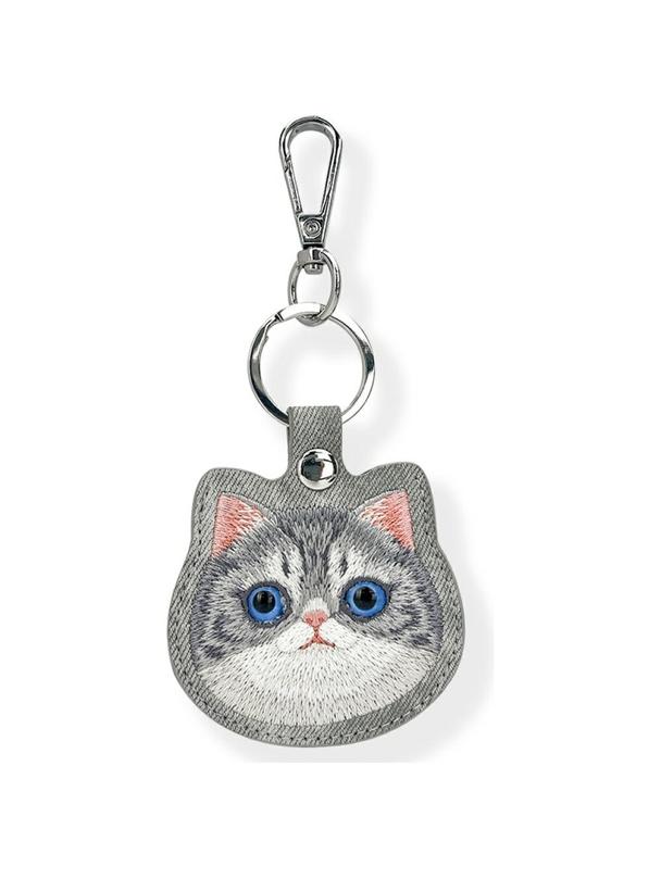 NIMMY etui na lokalizator / brelok BIG EYED PET 2.0 Cat szary