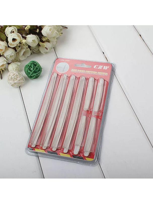 Ochraniacz na krawędź drzwi do samochodu 8 szt transparentny