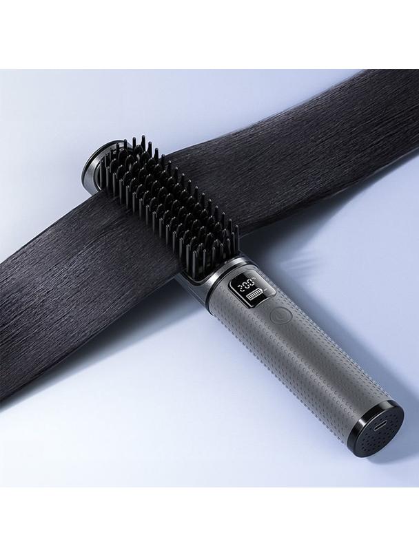 Lokówko - prostownica do włosów Hoco 2w1 DAR34 szara