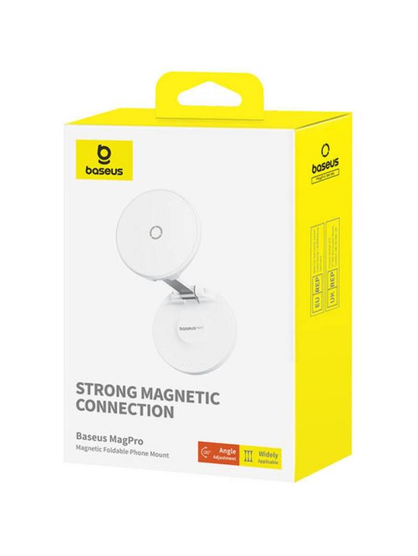 BASEUS uchwyt biurkowy składany magnetyczny kompatybilny z Magsafe BS-HP016 biały