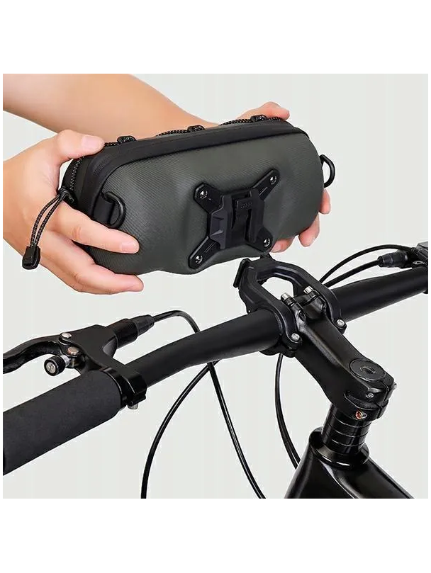 WILDMAN sakwa rowerowa na kierownicę na zamek 2L GD7X zielona