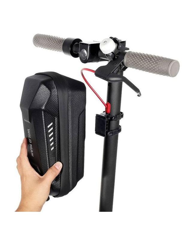 WILDMAN sakwa rowerowa na ramę na zamek 1,2L (4" - 7") ES10 czarna