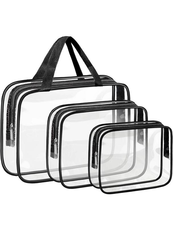 Zestaw kosmetyczek podróżnych 3 sztuki RC-K-1083 przezroczysty