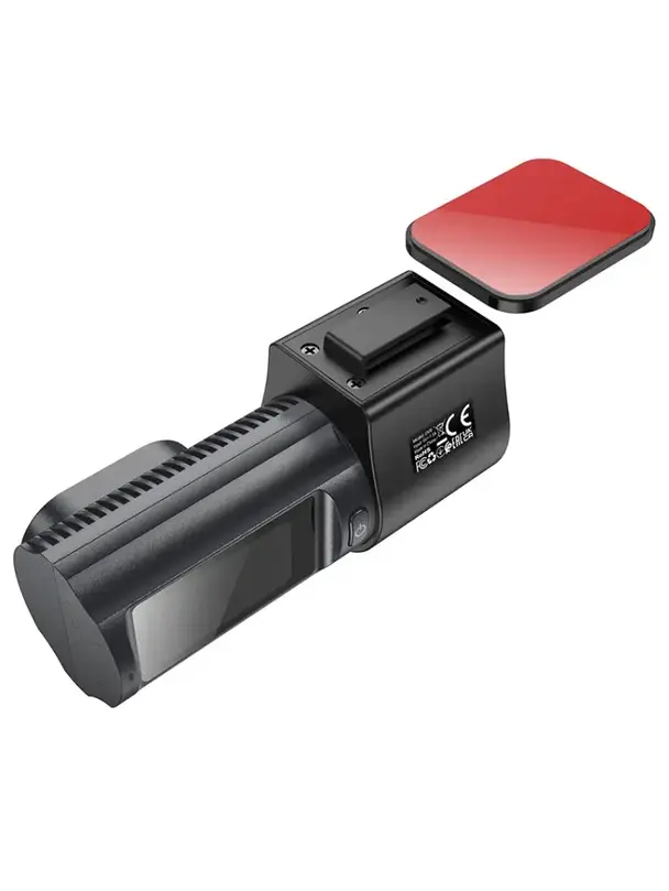 Kamera samochodowa Hoco z wyświetlaczem 1,47" 2K + kamera tylna 720P/25fps DV8 czarna