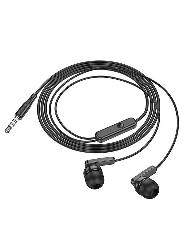 Słuchawki przewodowe douszne Jack 3,5 mm Hoco M121 czarne