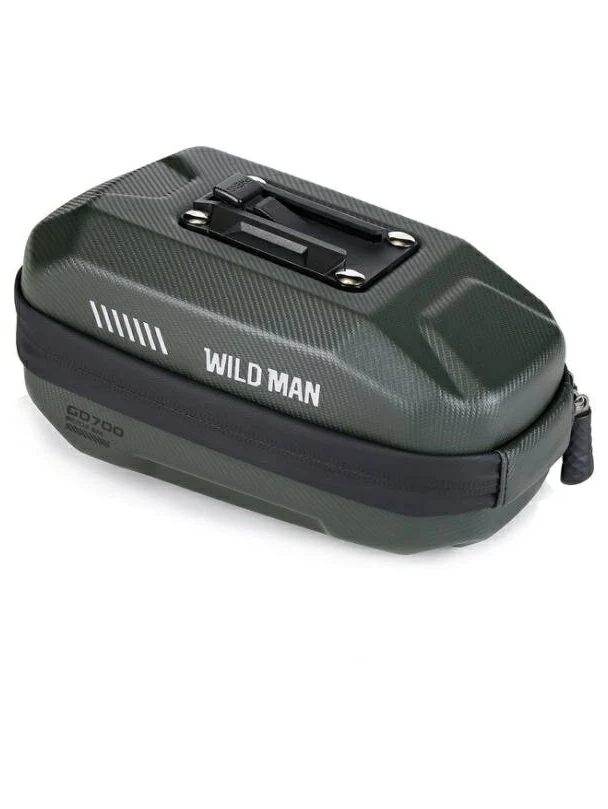 WILDMAN sakwa rowerowa pod siodełko na zamek 0,8L GD700 zielona