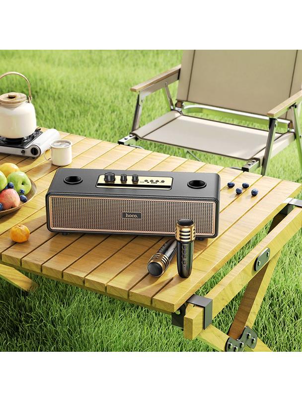 Zestaw do karaoke bluetooth 25W 6h Hoco BS63 czarny