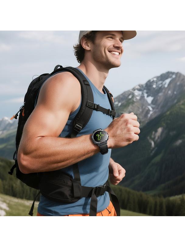 Smartwatch Hoco 1,43" AMOLED GPS z funkcją rozmowy Y37 czarny