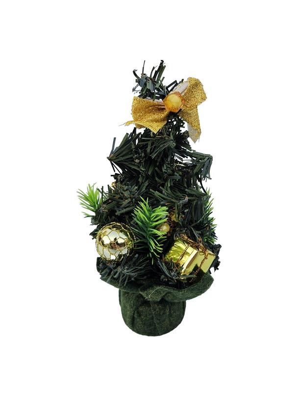 Choinka ozdobna na biurko 20 cm RC-K-505 zielona